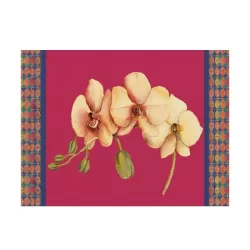 Tovaglietta rigida magenta Cm.39x29,5 - Orchidea - L'oca Nera