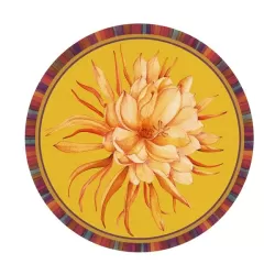 Tovaglietta rigida gialla Cm.39 - Protea reale - L'oca Nera