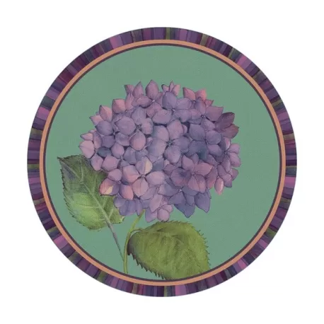 Tovaglietta rigida ottanio Cm.39 - Ortensia - L'oca Nera