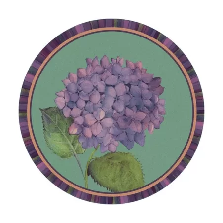 Tovaglietta rigida ottanio Cm.39 - Ortensia - L'oca Nera