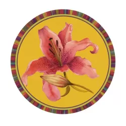 Tovaglietta rigida gialla Cm.39 - Giglio - L'oca Nera