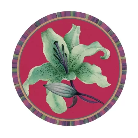 Tovaglietta rigida magenta Cm.39 - Giglio - L'oca Nera