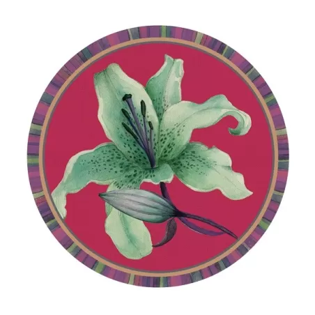 Tovaglietta rigida magenta Cm.39 - Giglio - L'oca Nera