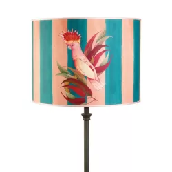 Paralume cilindrico grande Cm.40x30 h. - Cacatua - L'oca Nera