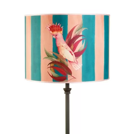 Paralume cilindrico grande Cm.40x30 h. - Cacatua - L'oca Nera