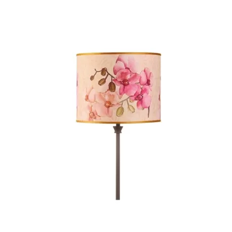 Paralume cilindrico piccolo Cm.25x20 h. - Orchidea - L'oca Nera