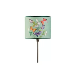 Paralume cilindrico piccolo Cm.25x20 h. - Farfalle - L'oca Nera