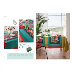 Tropical, Tovaglia antimacchia Cm.155x155, 4 posti - L'oca Nera 2