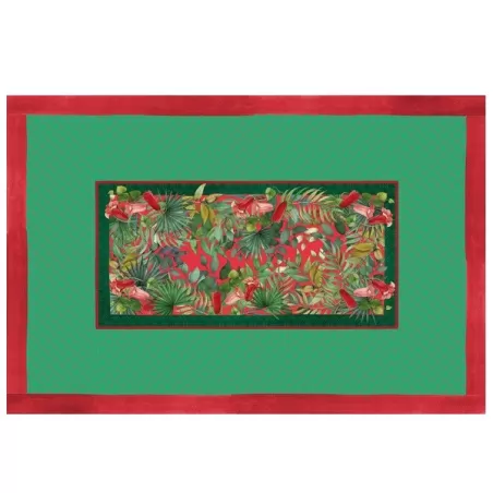 Tropical, Tovaglia antimacchia Cm.155x230, 8 posti - L'oca Nera