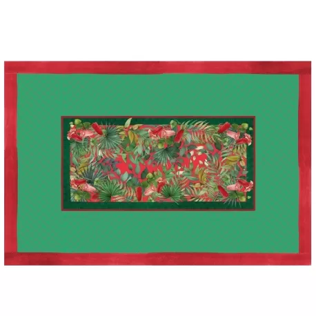 Tropical, Tovaglia antimacchia Cm.155x180, 6 posti - L'oca Nera