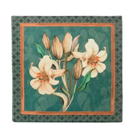 Cuscino Cm.48x48 - Giglio orientale - L'oca Nera