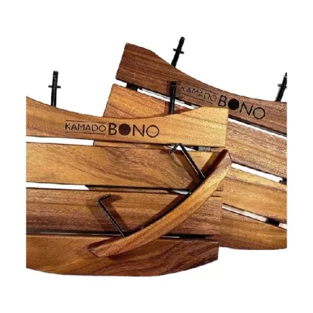 Ripiani laterali e maniglia in legno per Limited - Kamado Bono