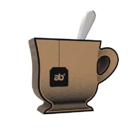 Set 6 cucchiaini satinati da Te POP! Tisanina? - Abert