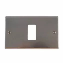 Coprinteruttore alluminio 1 posto Pz.2