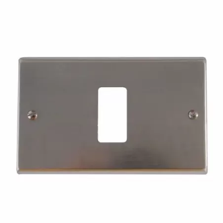 Coprinteruttore alluminio 1 posto Pz.2