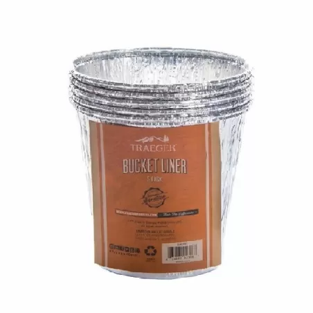 Inserto per secchiello raccogligrasso in alluminio Traeger Bucket Liner Pz.5 per Timberline/Ironwood - Traeger