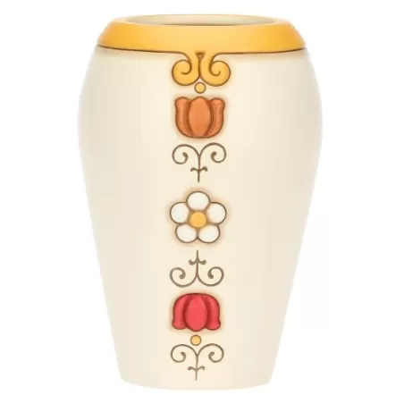 Vaso in ceramica Eolia con fiori, grande - Thun