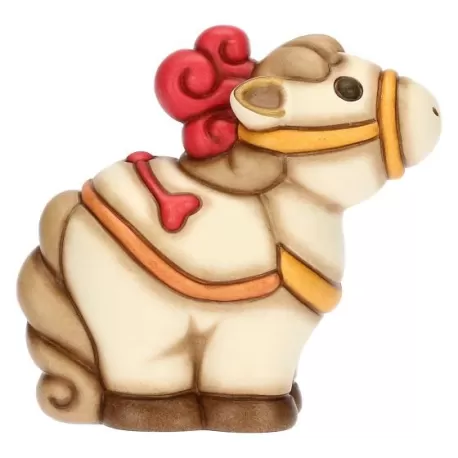 Cavallo Priscilla in ceramica Eolia, piccolo - Thun