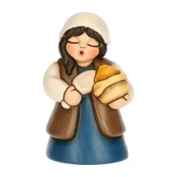 Venditrice di spezie presepe classico, blu - Thun