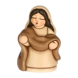 Venditrice di stoffe presepe classico, champagne - Thun