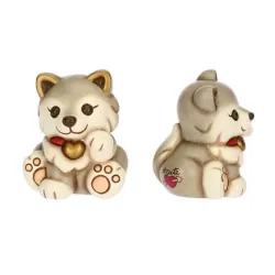 Lupo Noah cute in ceramica - Thun