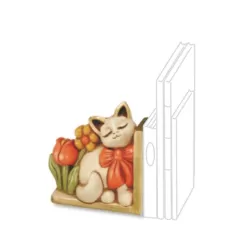 Reggilibri con gatto - Thun