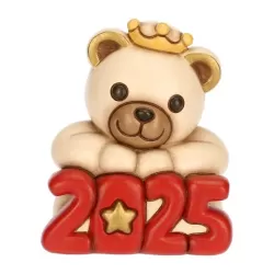 Teddy Buon Anno 2025 in ceramica - Thun