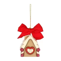 Addobbo natalizio casetta in cermica, grande - Thun