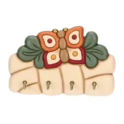 Appendichiavi con 4 ganci in ceramica AbbracciAMI - Thun