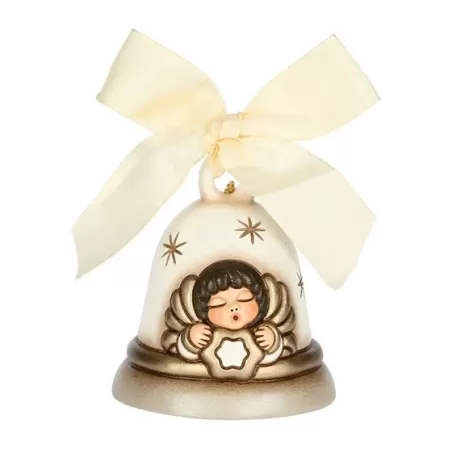 Campanella Limited Edition 2024 con angelo in ceramica, bianco - Thun