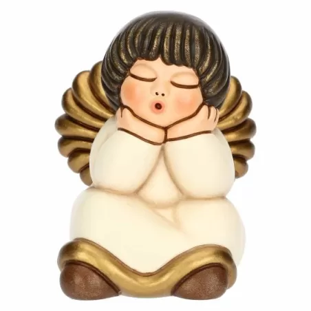 Angelo rannicchiato in ceramica Volami nel cuore - Thun