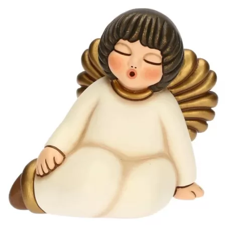 Angelo sognante in ceramica Volami nel cuore - Thun