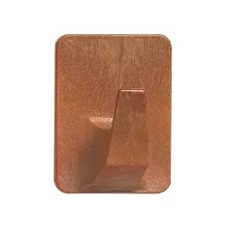 Gancio in plastica effetto legno Pz.2 Cm.5,0x6,0