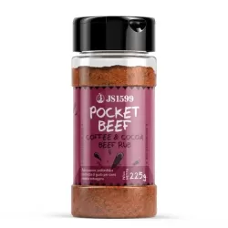 Rub per manzo Pocket Beef Coffee & Cocoa Beef Rub - JS1599