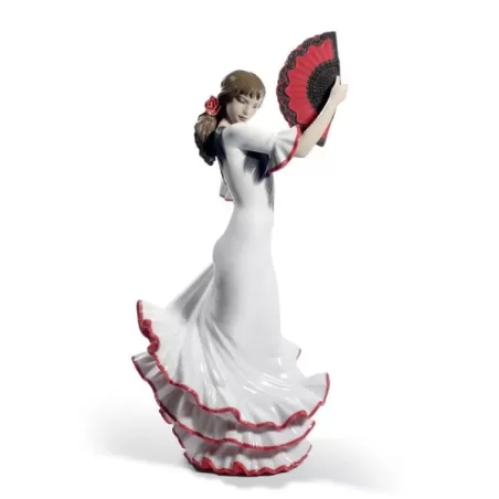 Figurina Donna flamenco Anima e passione - Edizione 60° anniversario Rosso - Lladro