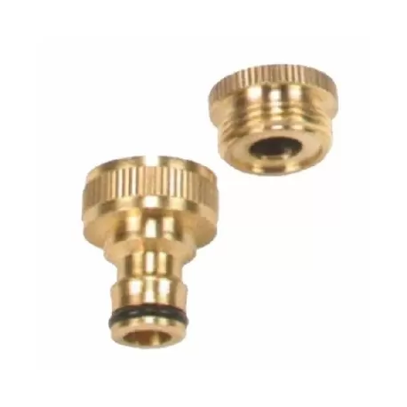 Adattatore ottone cromato attacco rapido femmina 3/4-1/2