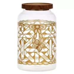 Biscottiera in vetro AbbracciAMI - Thun