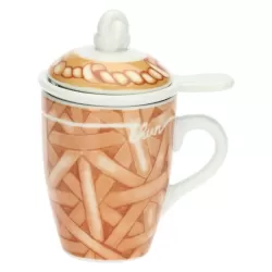 Tisaniera in porcellana AbbracciAMI - Thun