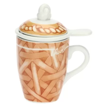 Tisaniera in porcellana AbbracciAMI - Thun