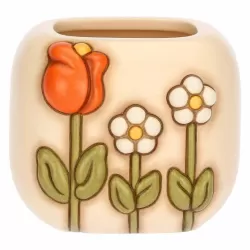 Portaspazzolini in ceramica Happy Country - Thun