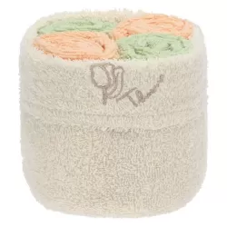 Set 4 asciugamani ospite con cestino - Thun