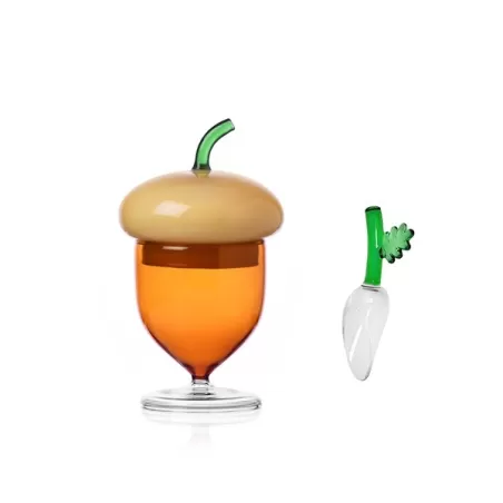 Acorns, Set zuccheriera ghianda+cucchiaino - Ichendorf