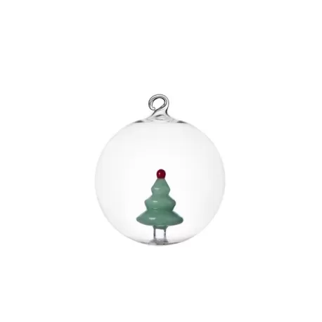 Woodland Tales, Palla Natale albero verde opaco 2 pezzi - Ichendorf