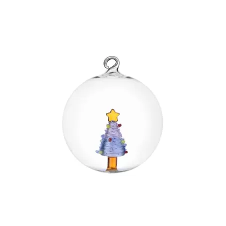 Christmas Tales, Palla Natale albero blu-stella set 2 pezzi - Ichendorf