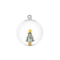 Christmas Tales, Palla Natale albero verde-stella set 2 pezzi - Ichendorf