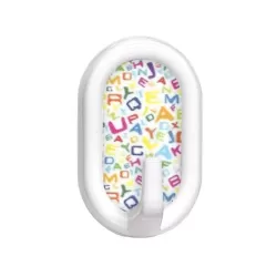 Gancio in plastica decorato Cm.3,0x4,5 Pz.2