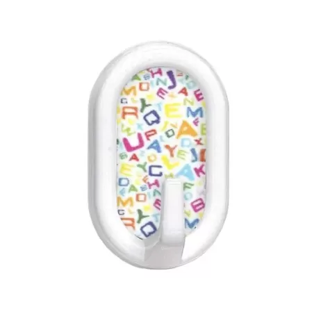 Gancio in plastica decorato Cm.3,0x4,5 Pz.2