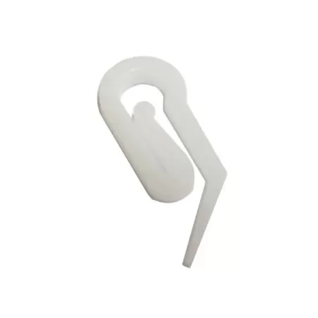 Gancio tende plastica sagomato Mm.25 Pz.30