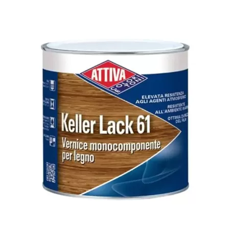 Vernice keller lack incolore lucida 100 Lt.1