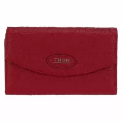 Portafogli con chiusura bottone in ecopelle bordeaux Sempre con me - Thun